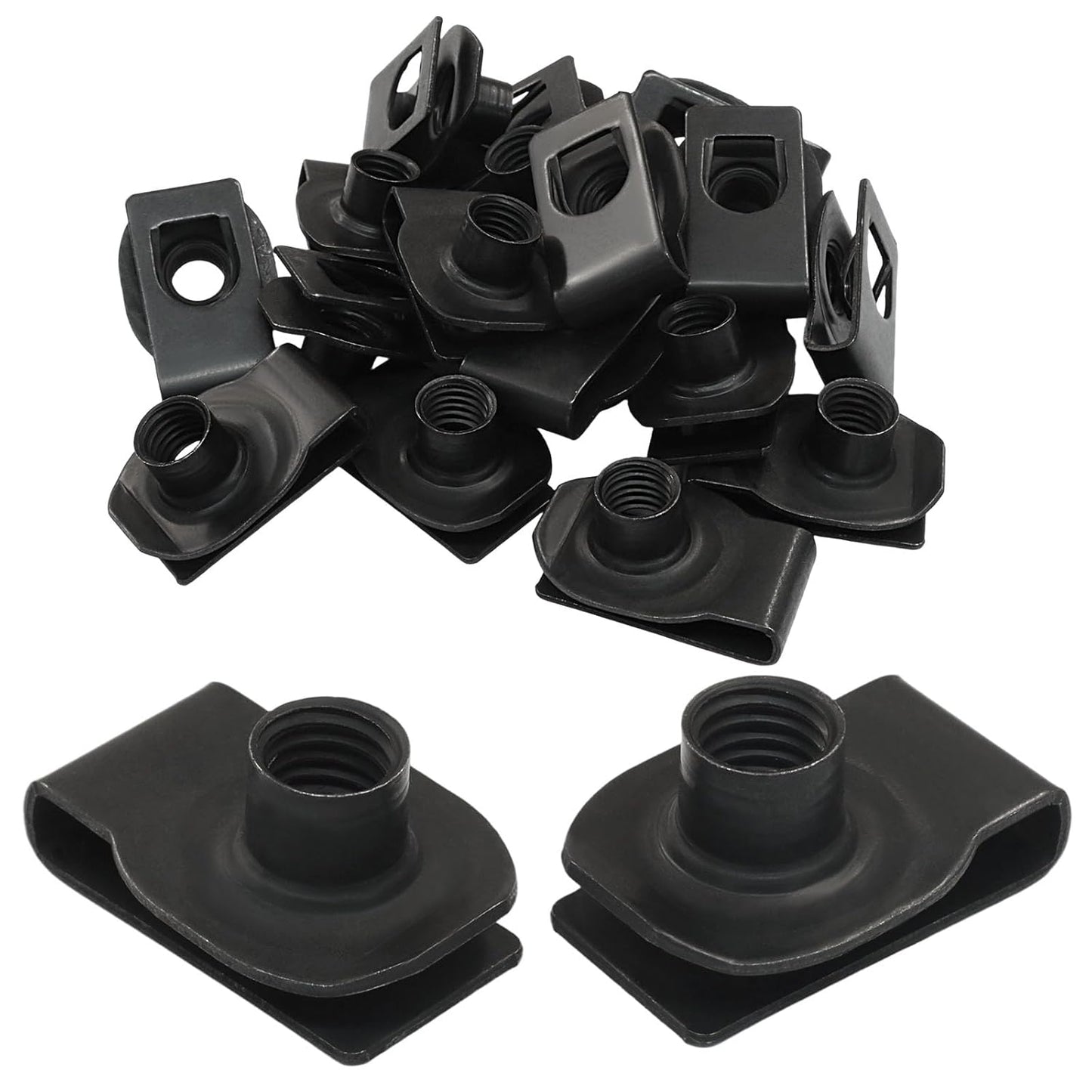 25 pcs M10 extruded U-type nuts — view 2