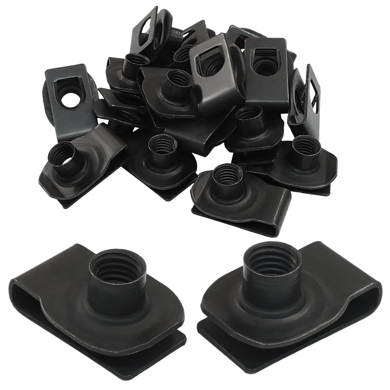 25 pcs M10 extruded U-type nuts — view 2