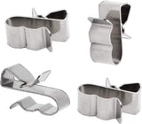 60 pcs stainless steel cable clips — view 2