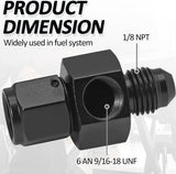 6AN fuel pressure gauge take-off adapter — view 4