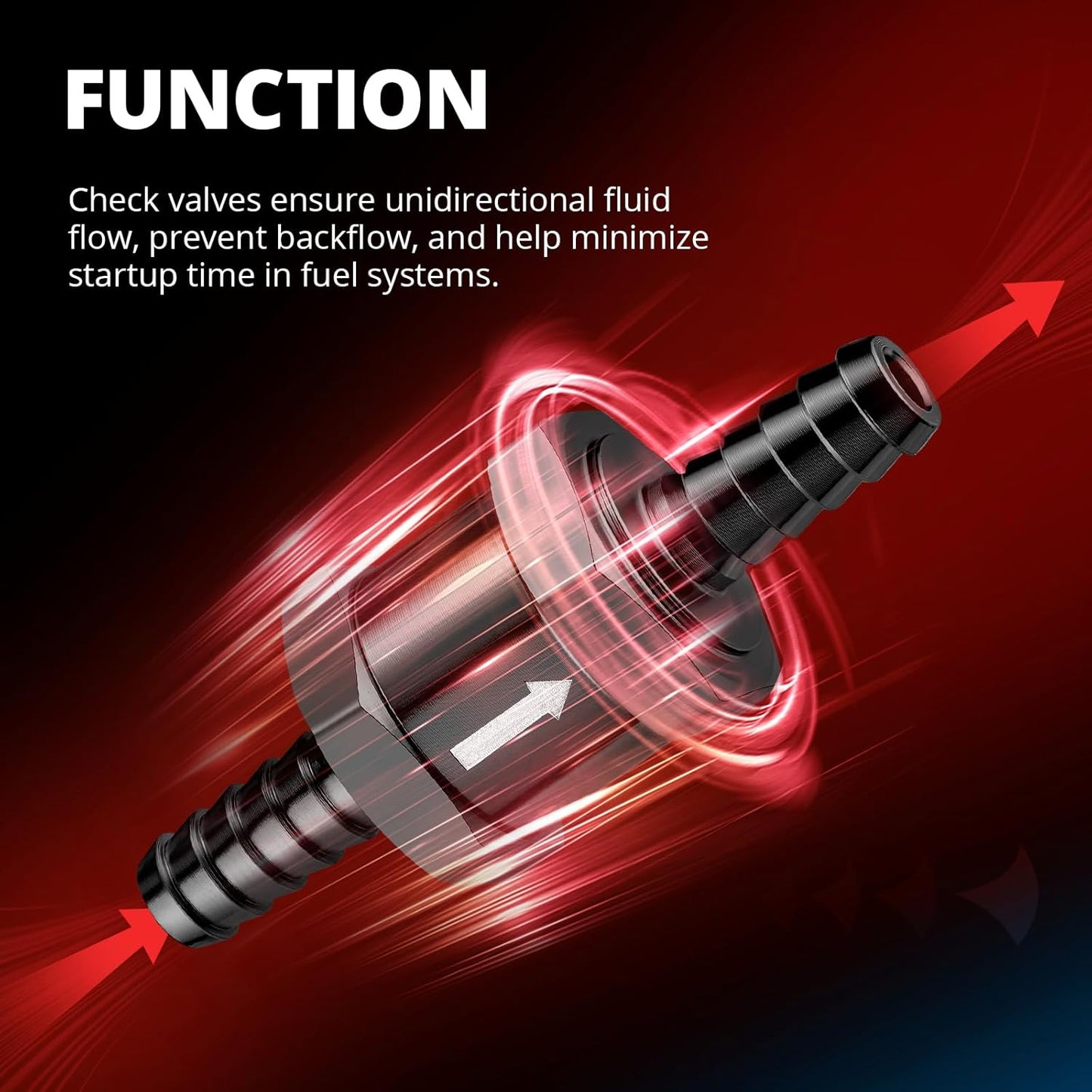 3/8 inch inline fuel check valve 2-pack — view 7