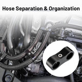 6AN fuel line separator clamp 4-pack — view 6