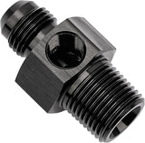 6AN to 3/8 NPT fuel pressure adapter — view 2