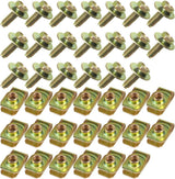40 pcs car body bolts and U-nut clips — view 2