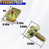 40 pcs car body bolts and U-nut clips — view 3