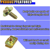 40 pcs car body bolts and U-nut clips — view 4