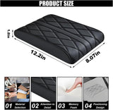 Leather car center console cover pad — view 3