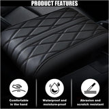 Leather car center console cover pad — view 4
