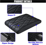 Leather car center console cover pad — view 5