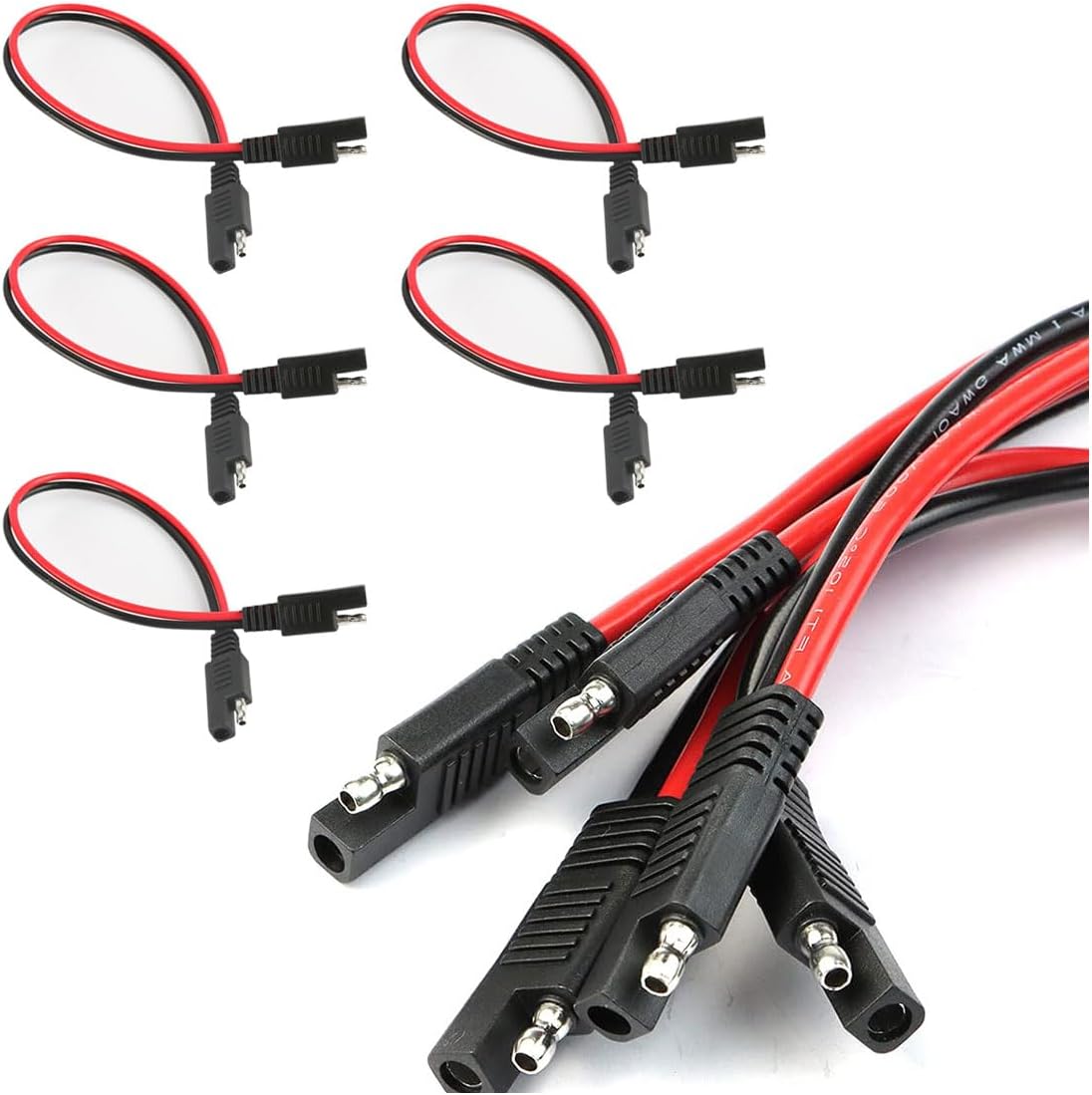 5 pcs 10 gauge 2-pin wire harness — view 2