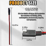 5 pcs 10 gauge 2-pin wire harness — view 3