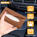 PU leather car tissue holder — view 5
