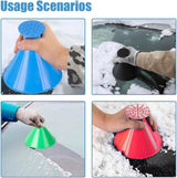 4 pcs cone-shaped car ice scrapers — view 7