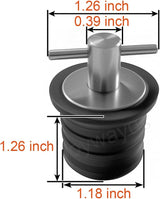 Rubber Drain Plug T Handle Twist — view 3