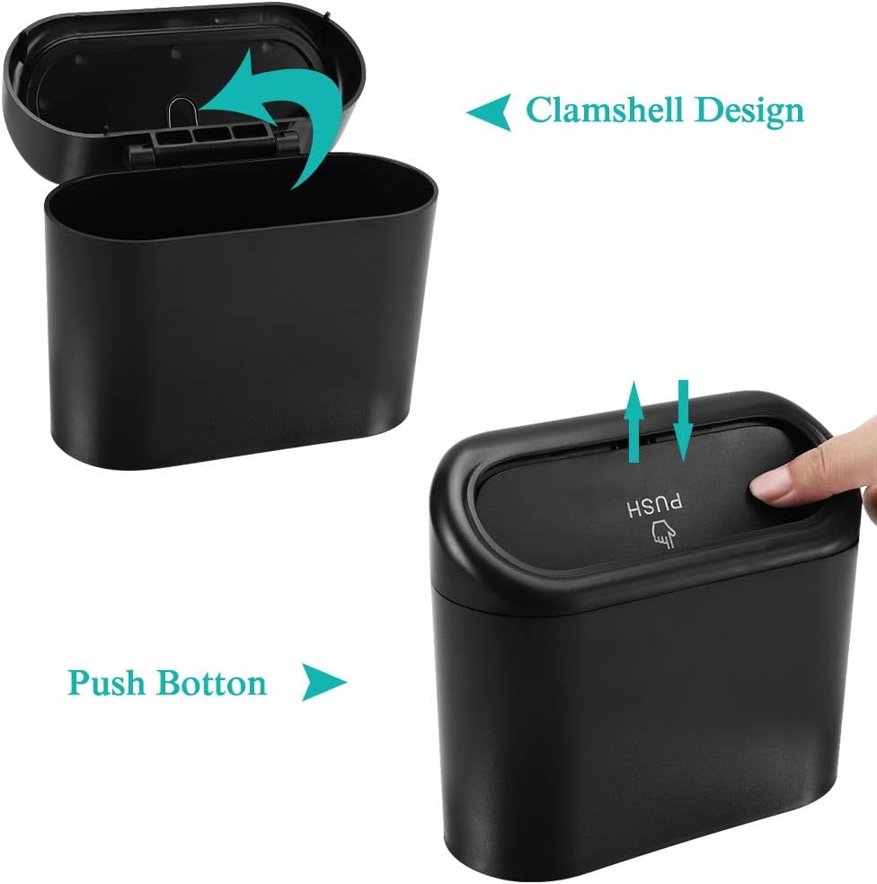 Car Trash Can with Lid, Mini — view 5