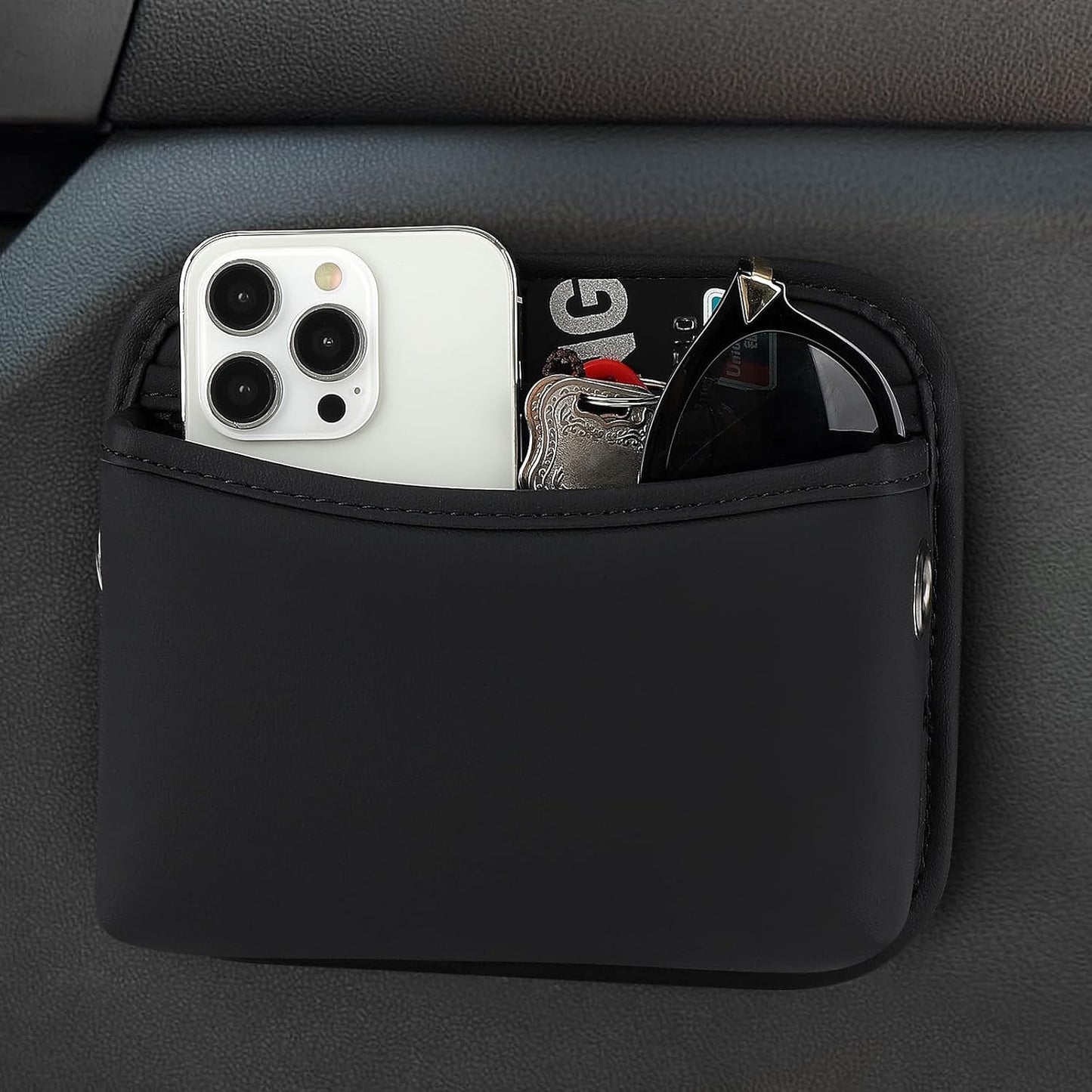 Car Seat Side Pocket Organizer, PU — view 4