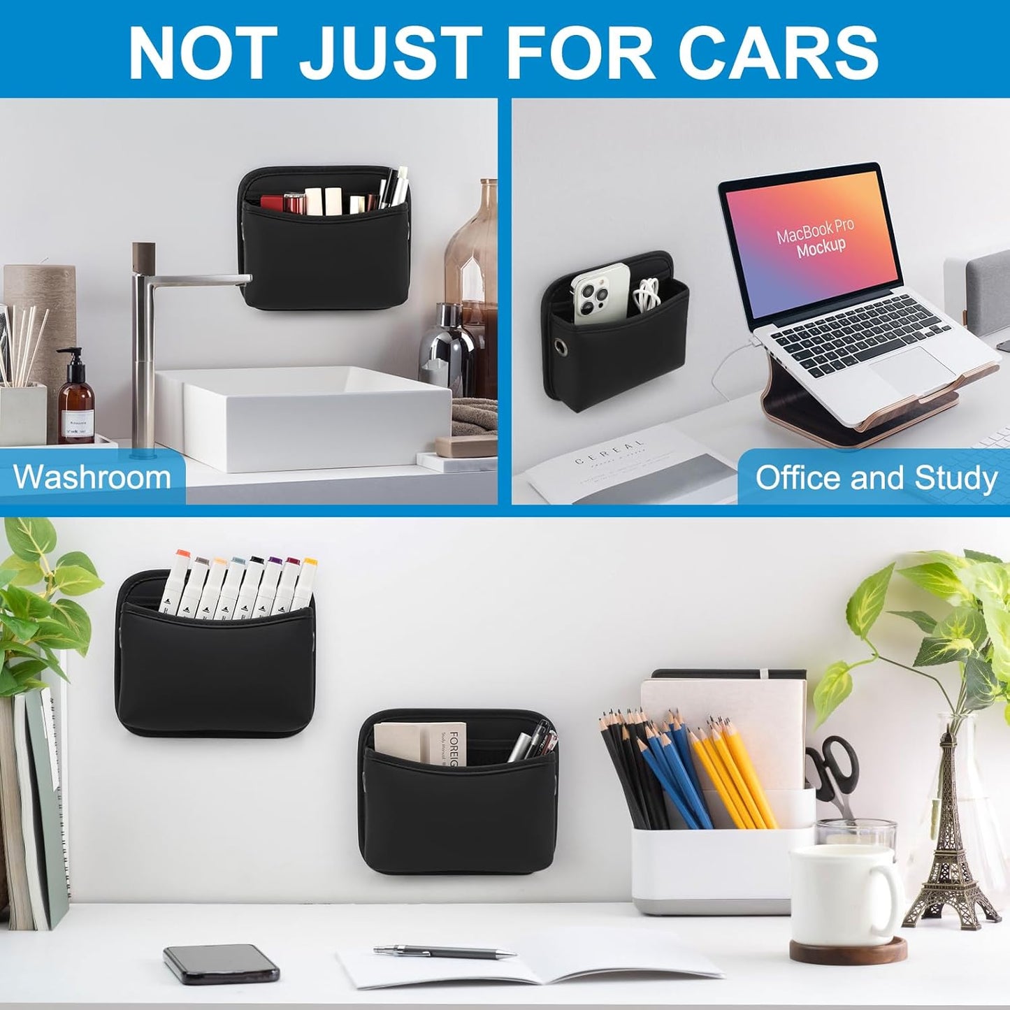 Car Seat Side Pocket Organizer, PU — view 8