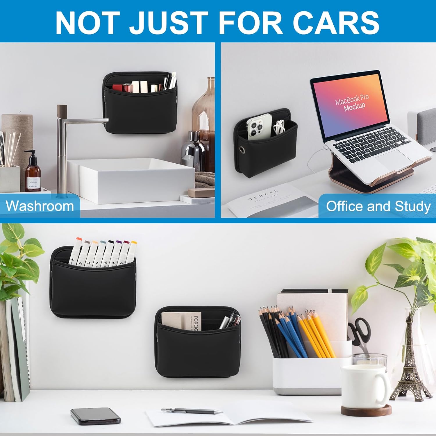 Car Seat Side Pocket Organizer, PU — view 8