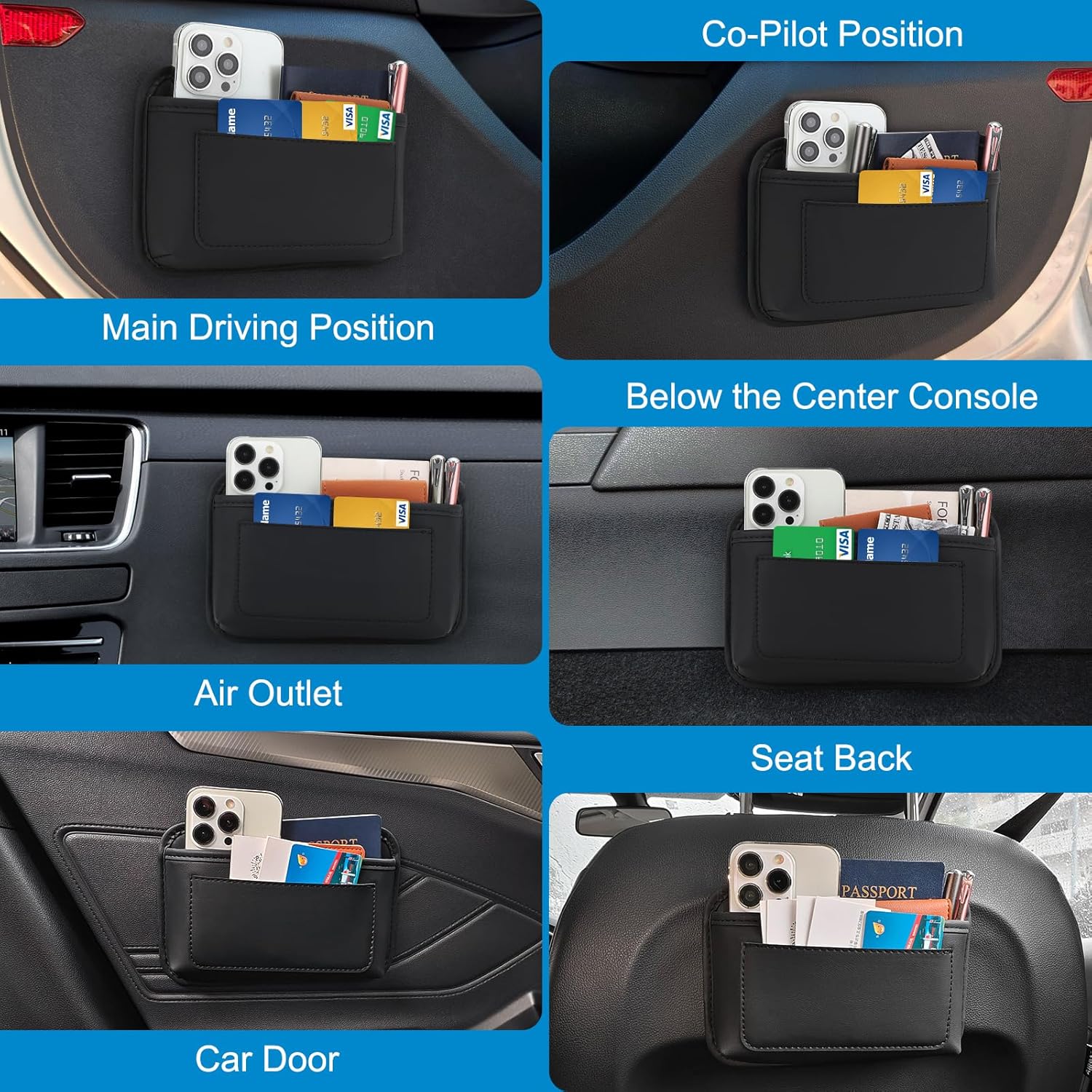 Universal Car Side Pocket Organizer, PU — view 7