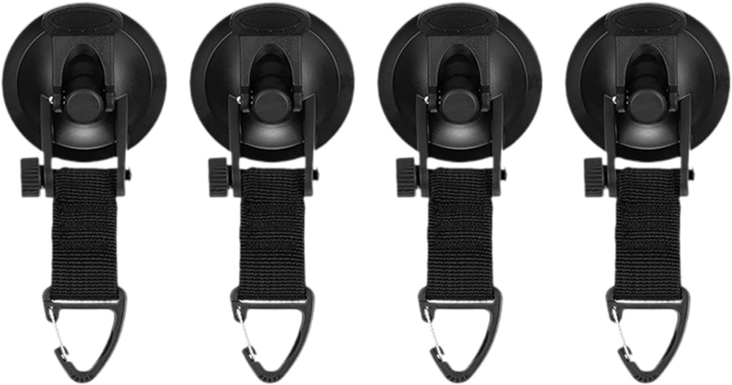 Adjustable strap hooks tarp tent 4 pack — view 7