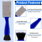 2-in-1 car interior cleaner brush — view 5