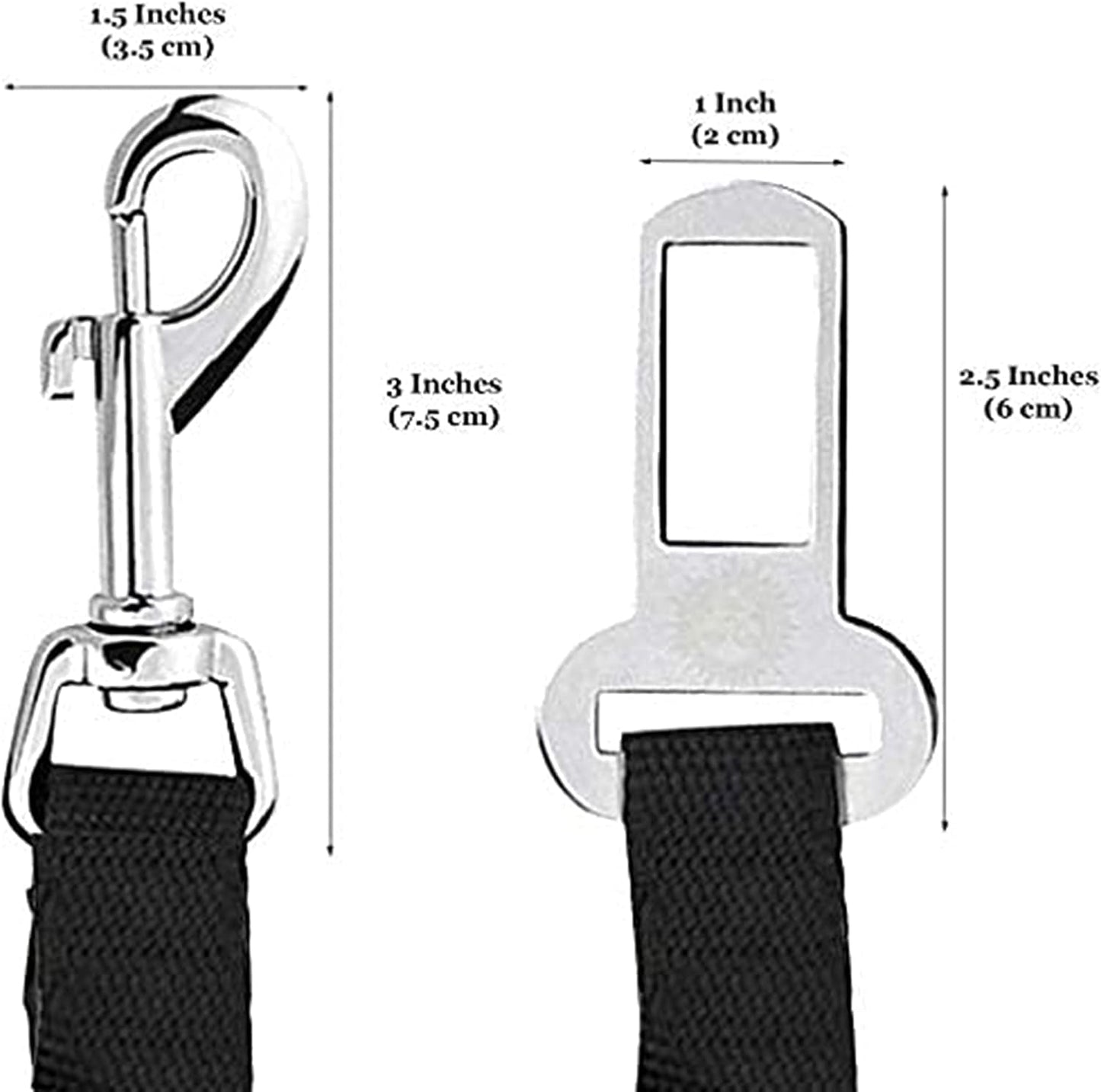 Adjustable nylon pet car harness — view 7