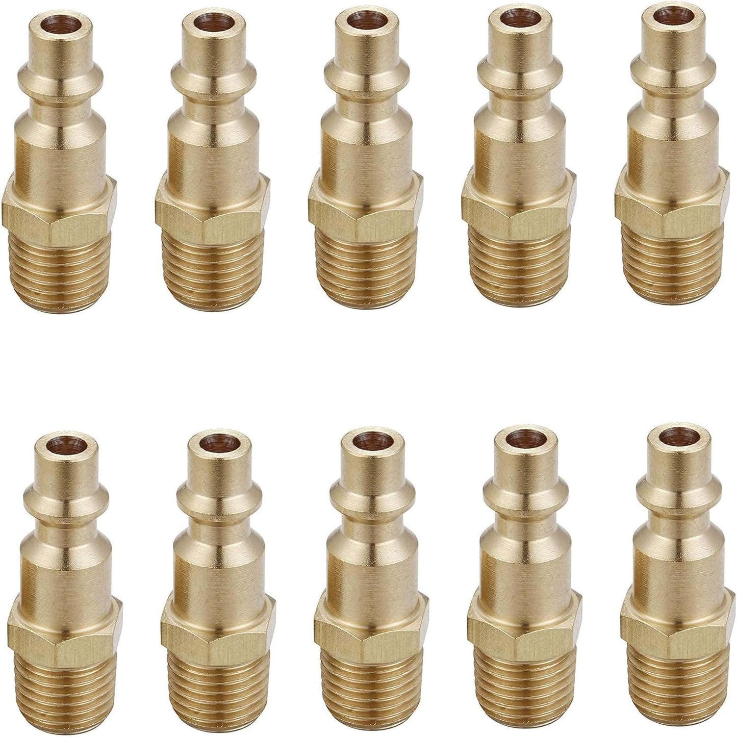 1/4 inch adapters connectors 10 pack — view 2