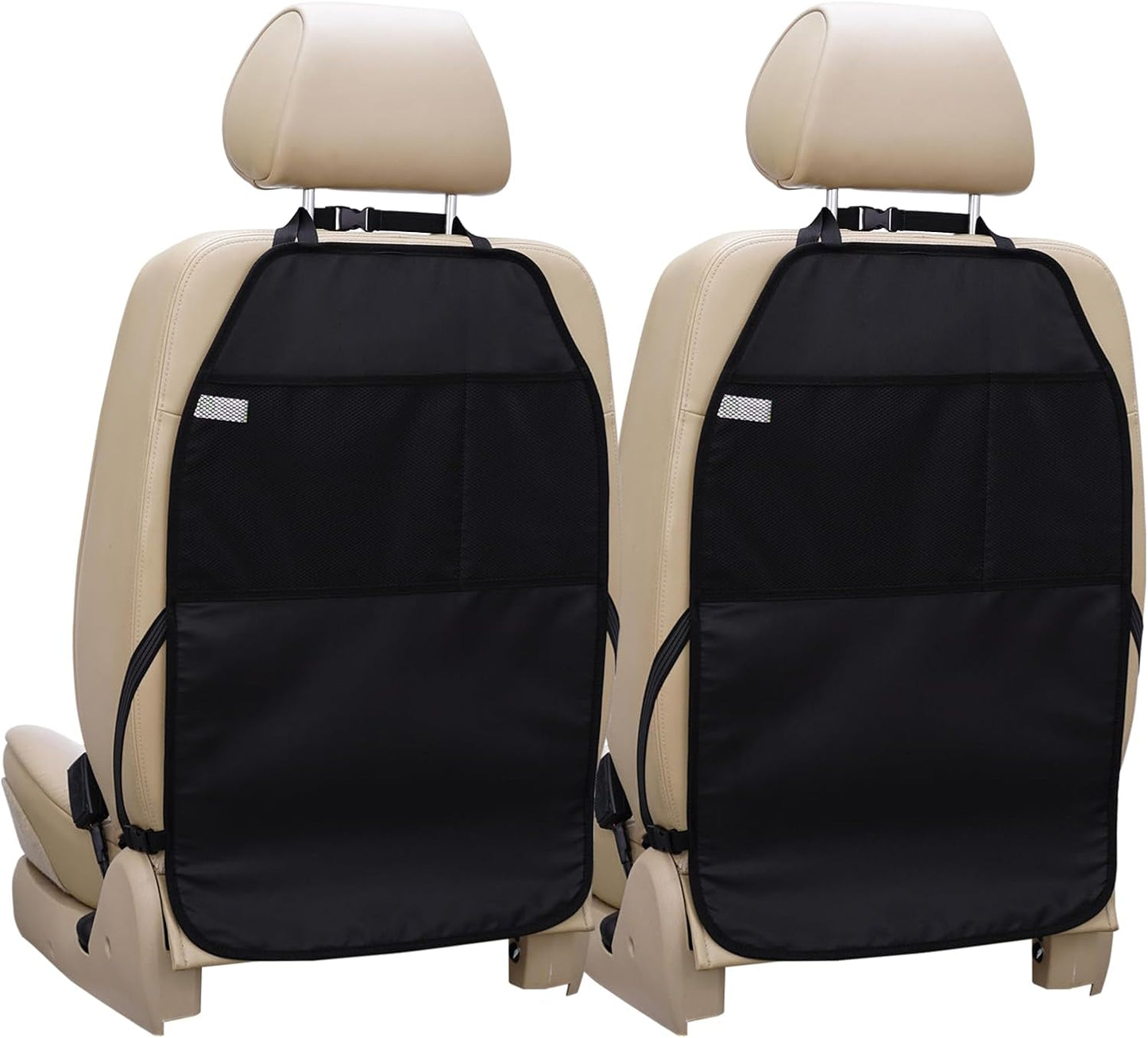 Car seat back kick mat — view 2