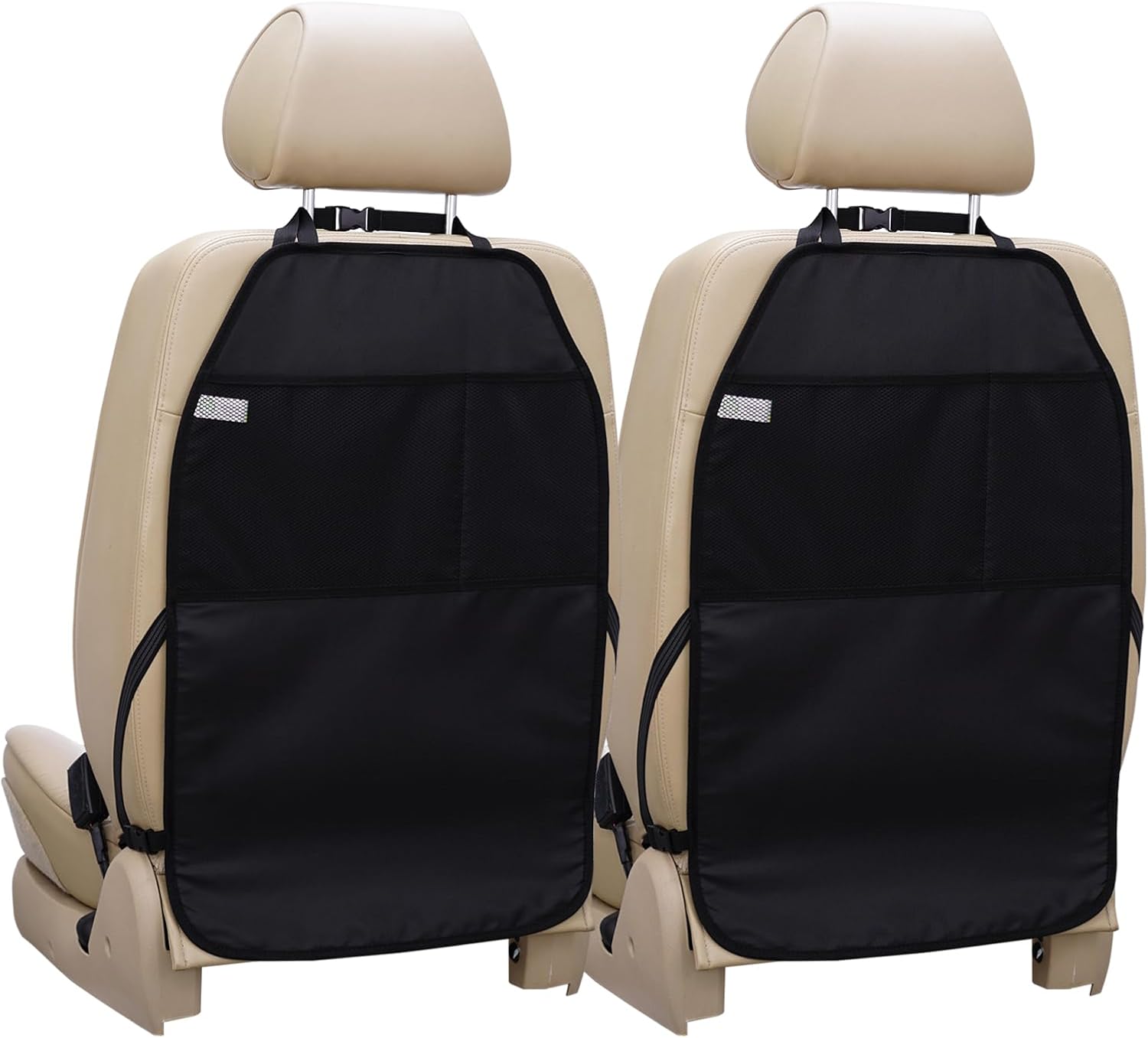 Car seat back kick mat — view 2