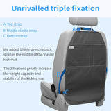 Car seat back kick mat — view 9