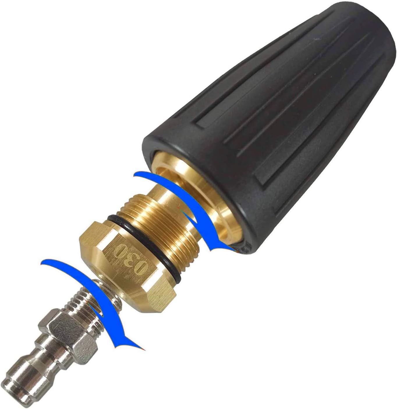4000 PSI Rotating Turbo Nozzle Set, — view 3