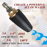 4000 PSI Rotating Turbo Nozzle Set, — view 6