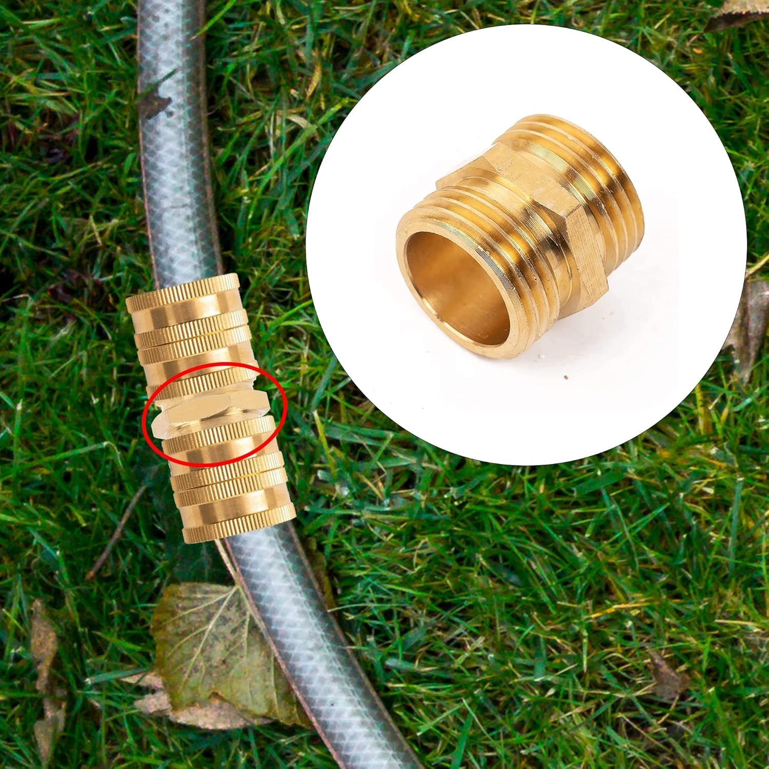 Garden Hose Adapter + Hose Protector — view 5