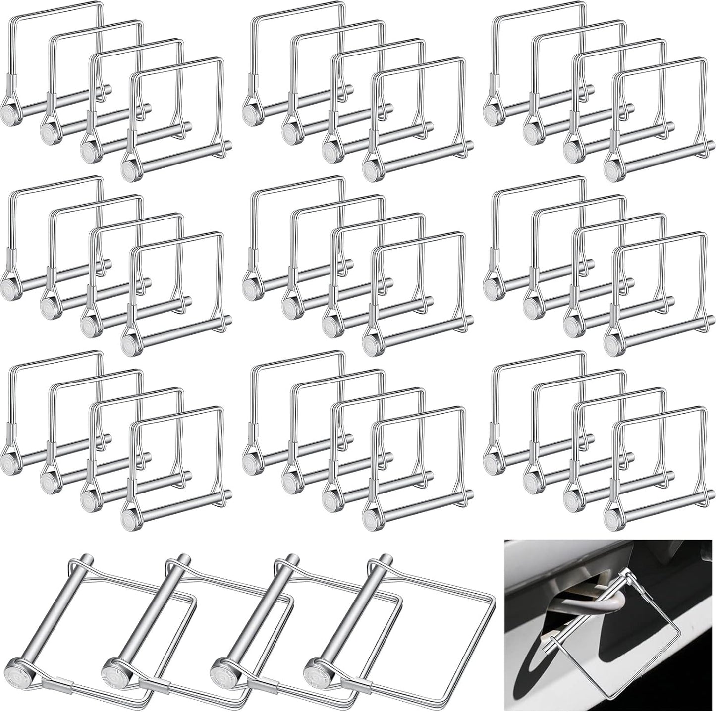 Safety locking pins 1/4 inch — view 2