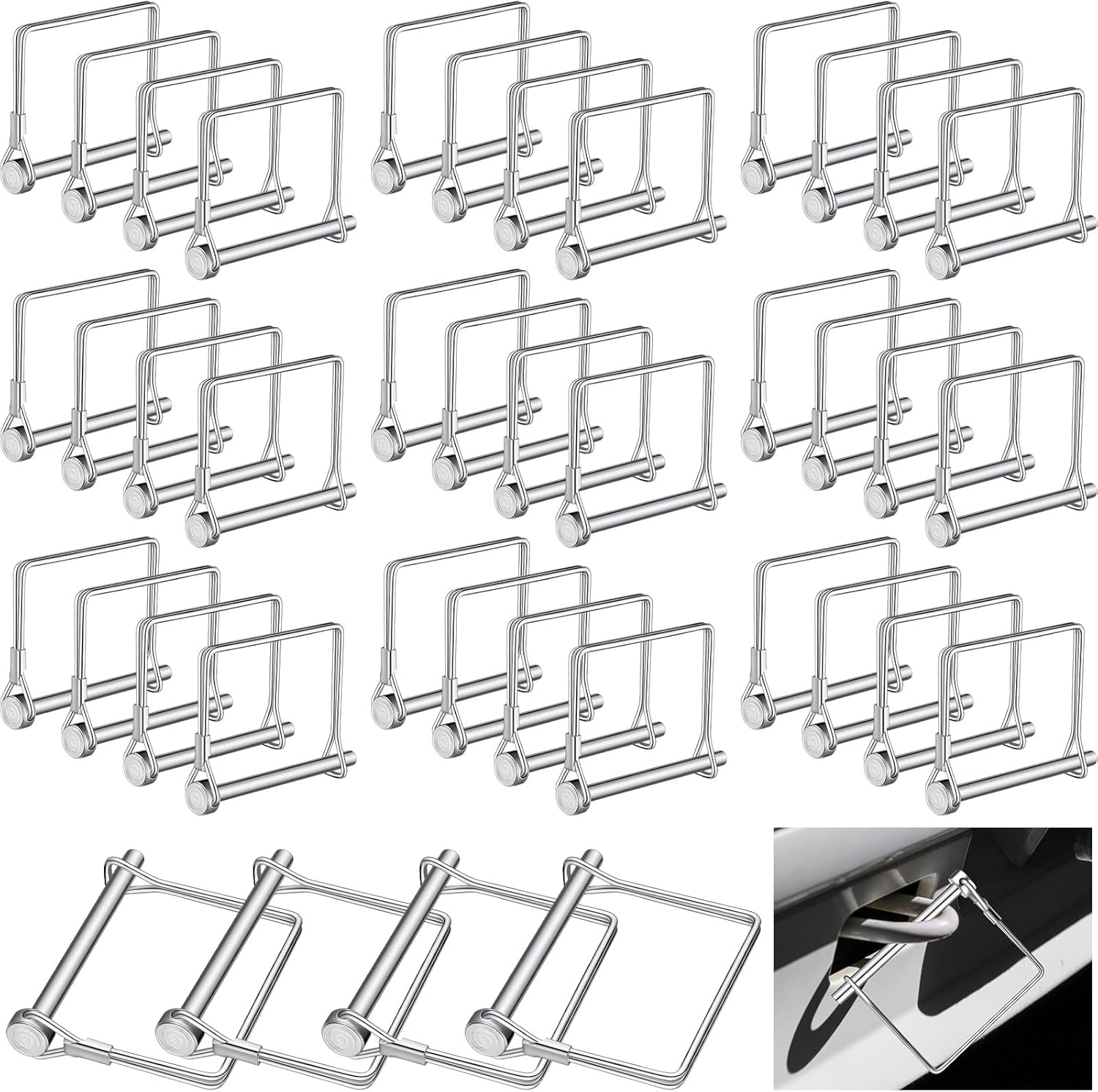 Safety locking pins 1/4 inch — view 2