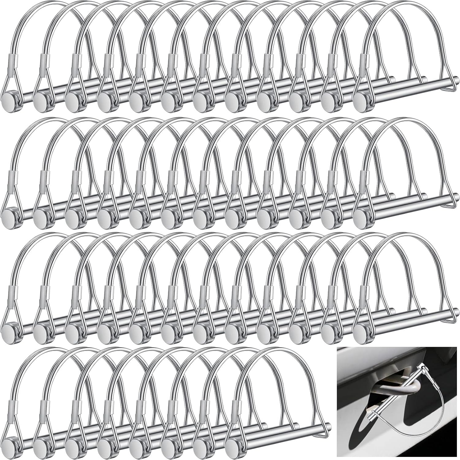 Trailer coupler pins 1/4 inch — view 2