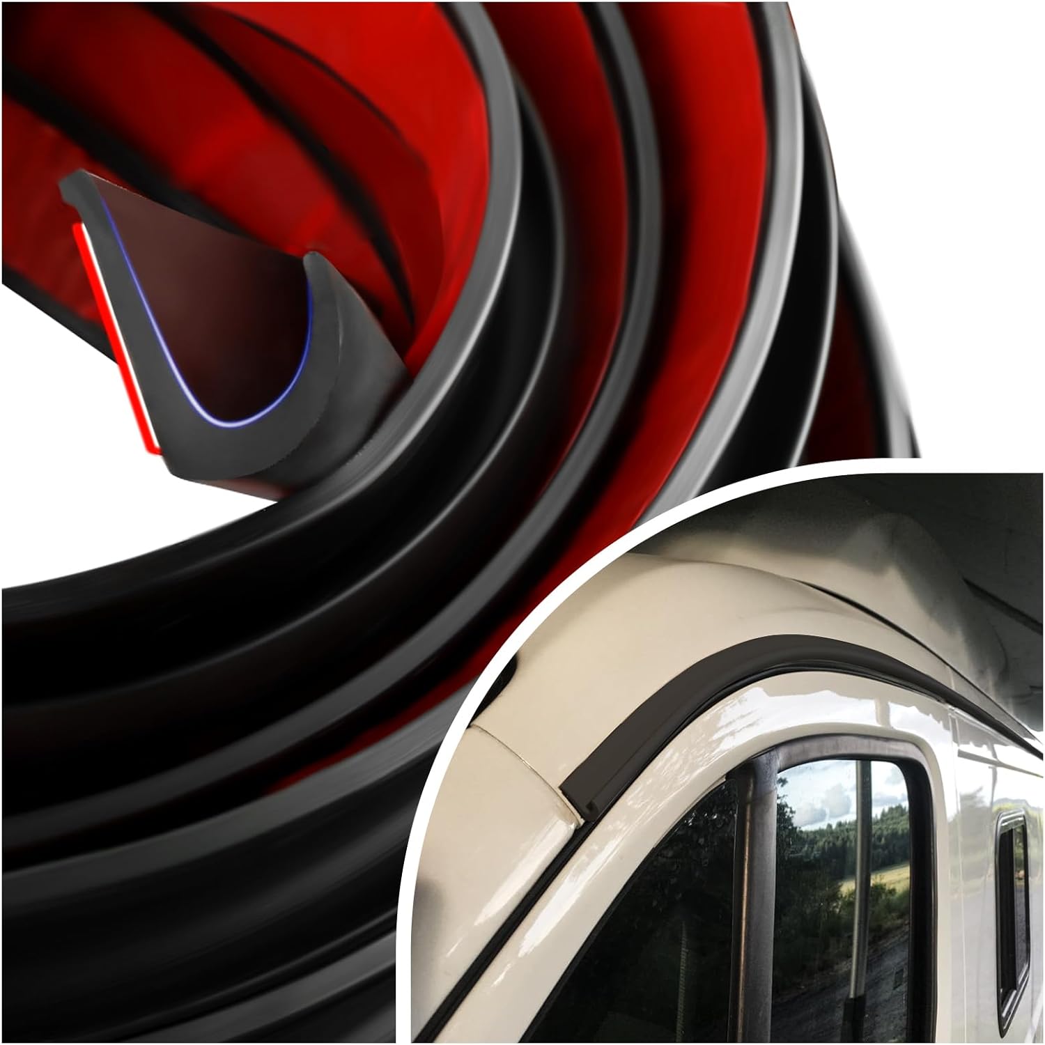 RV rain gutter diverter 26.25ft — view 2