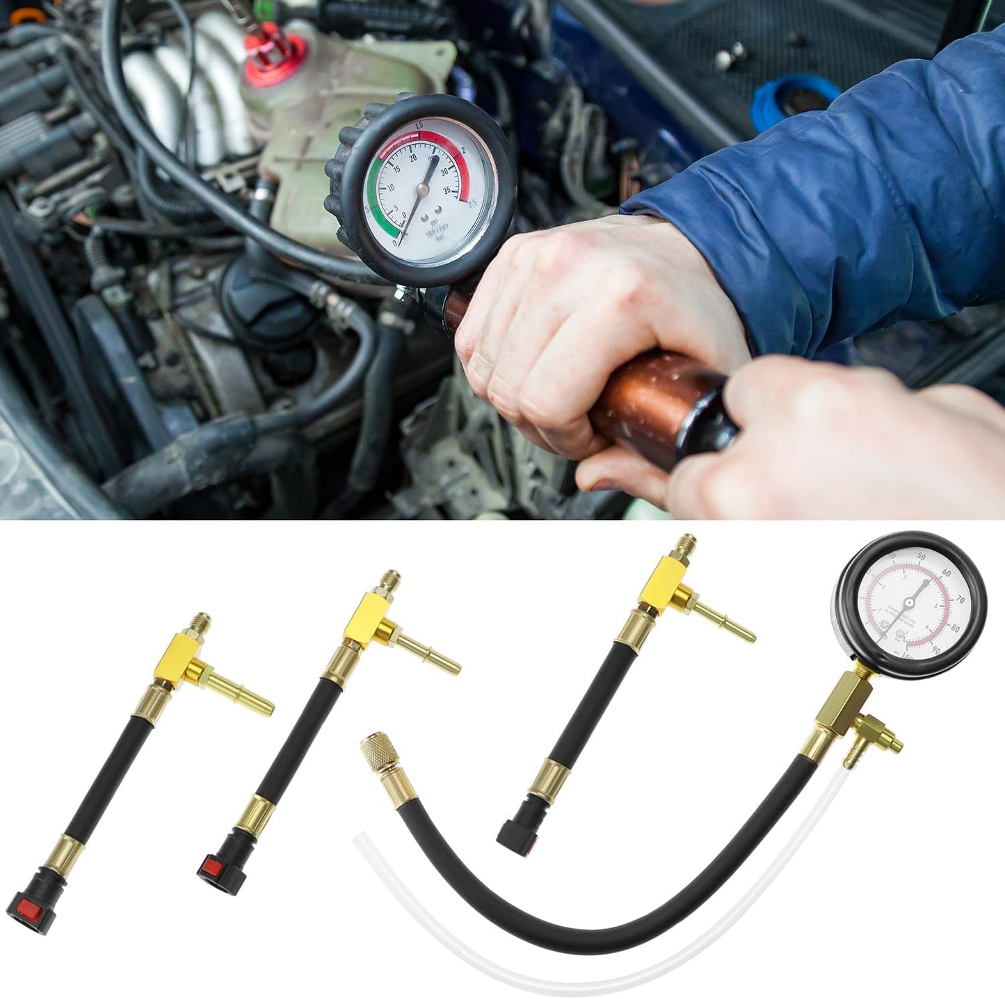 Universal fuel pressure test kit — view 8