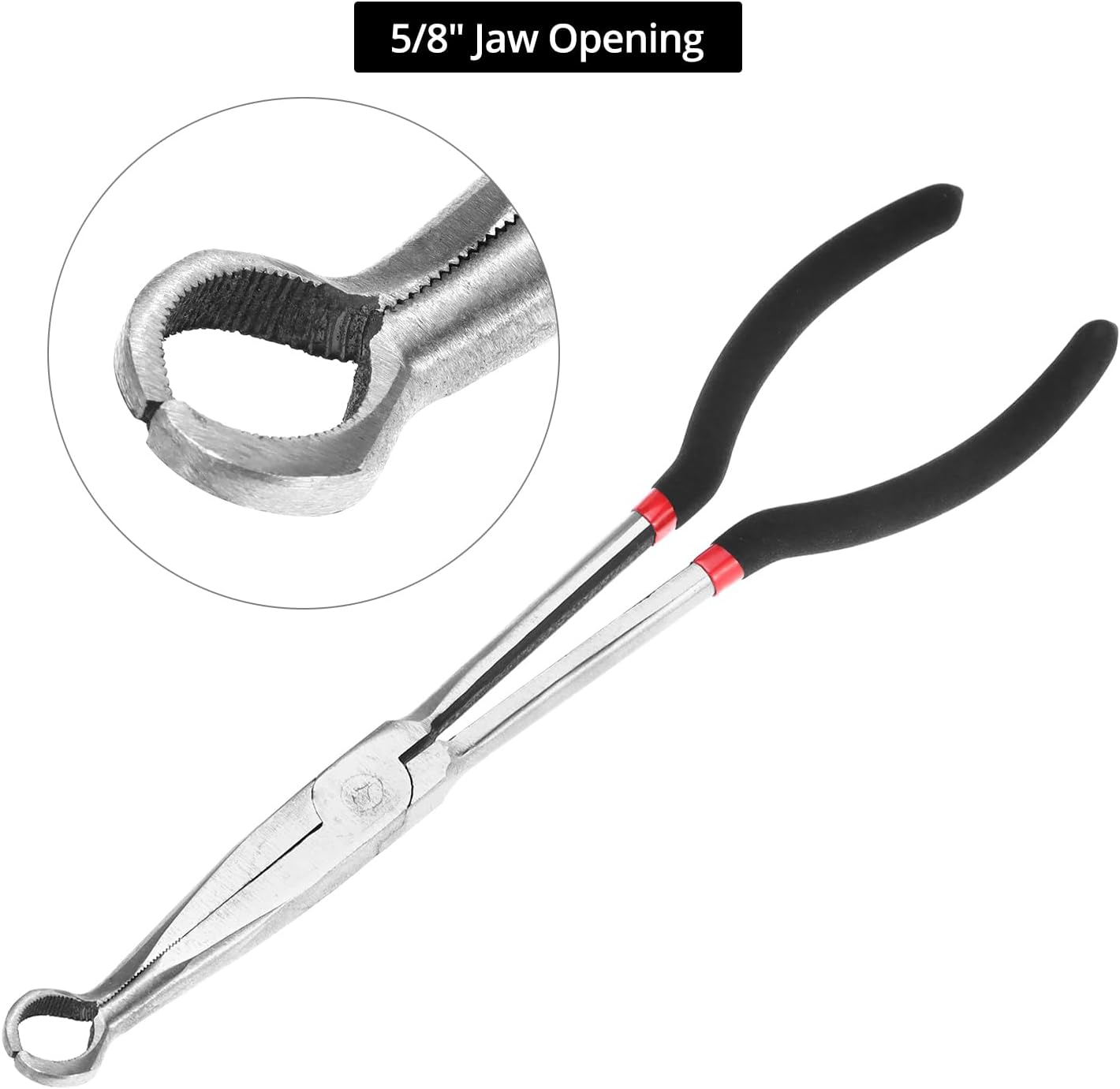 Offset spark plug boot removal plier — view 4