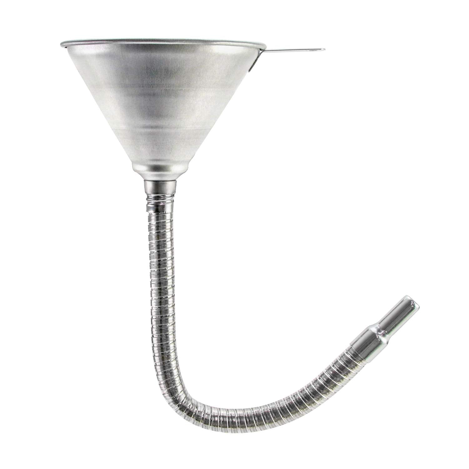 Steel priming funnel with hose — view 2