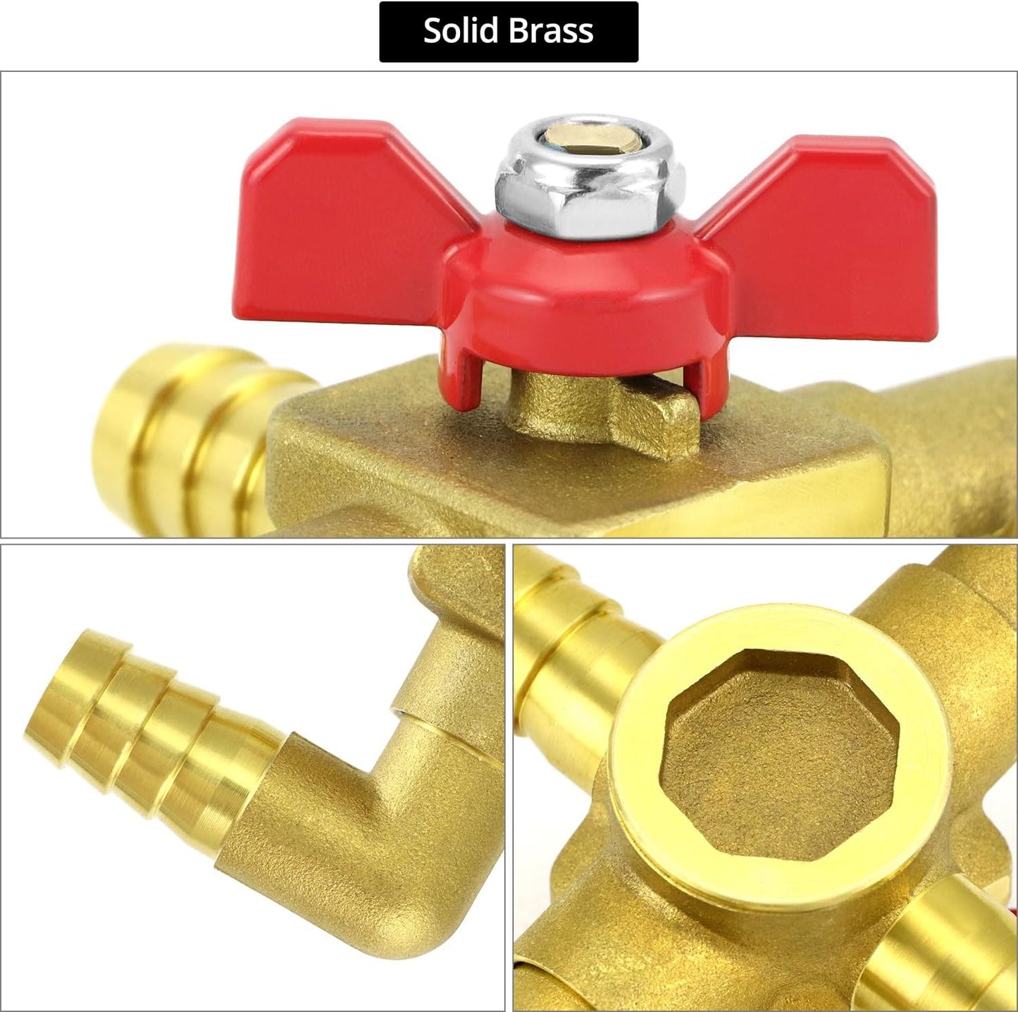 Brass 5/8 inch heater control valve — view 4