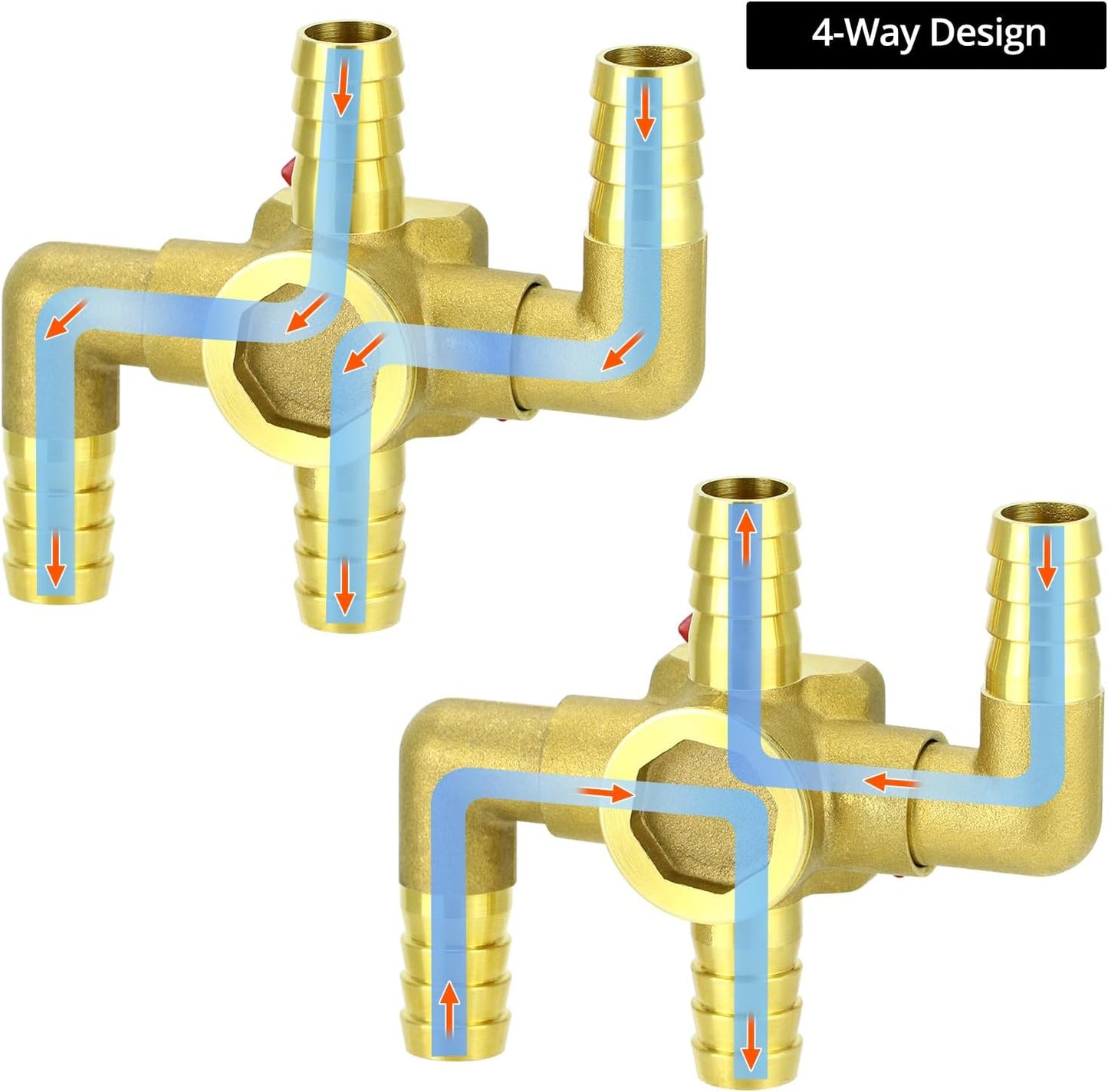 Brass 5/8 inch heater control valve — view 6
