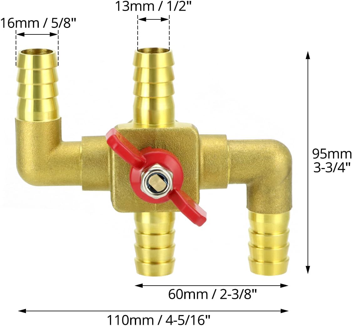 Brass 5/8 inch heater control valve — view 7