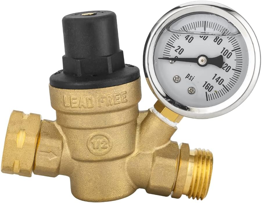 RV water pressure regulator valve — view 2