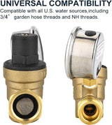 RV water pressure regulator valve — view 3