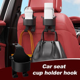 3-in-1 car seat back hook — view 3