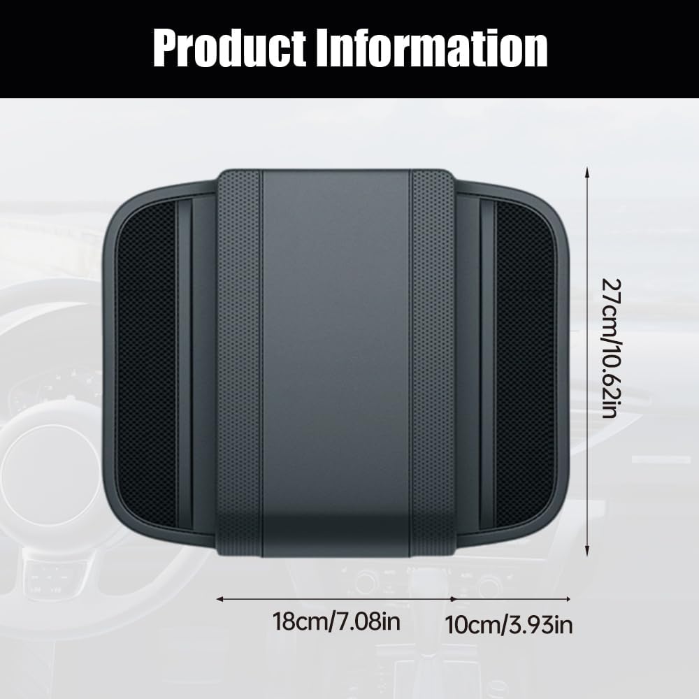 Memory cotton car armrest booster cushion — view 3