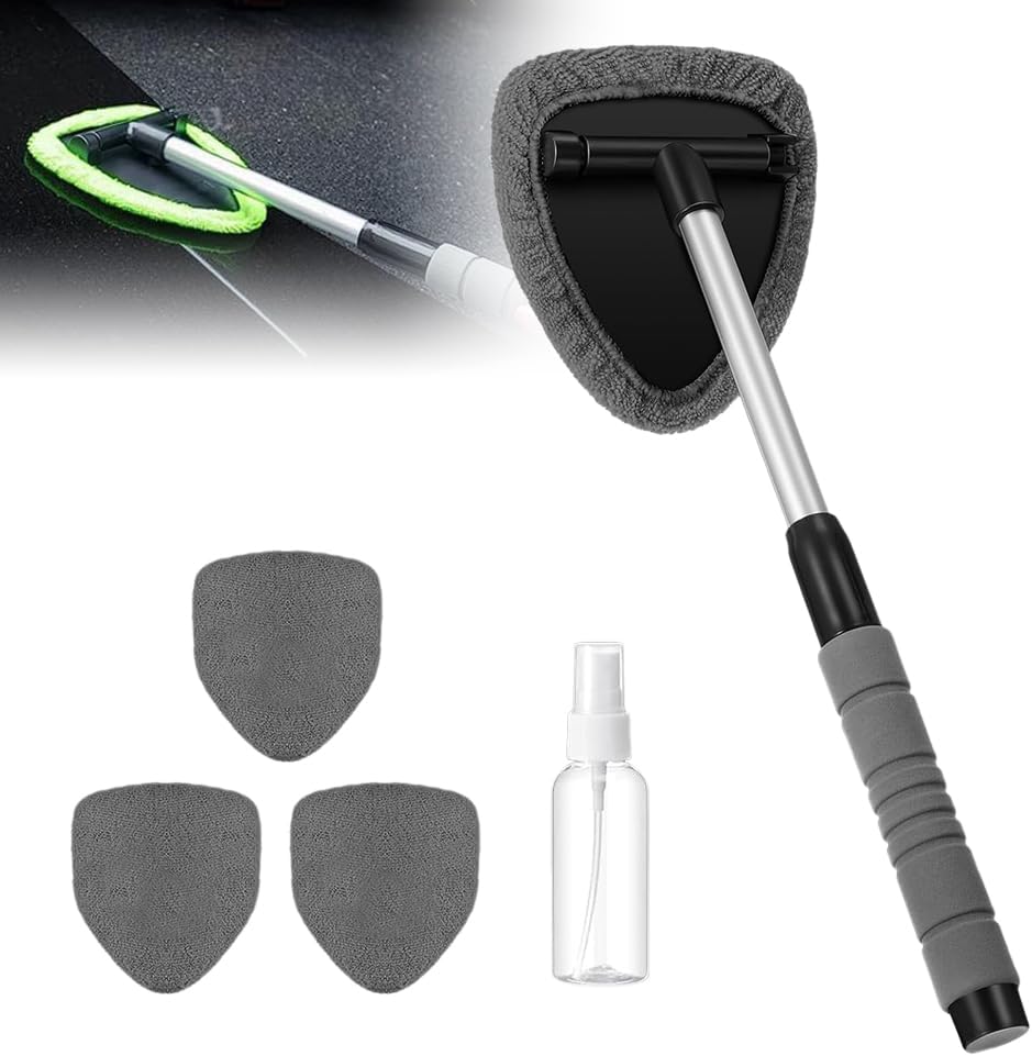 Microfibre car windshield cleaner tool — view 2