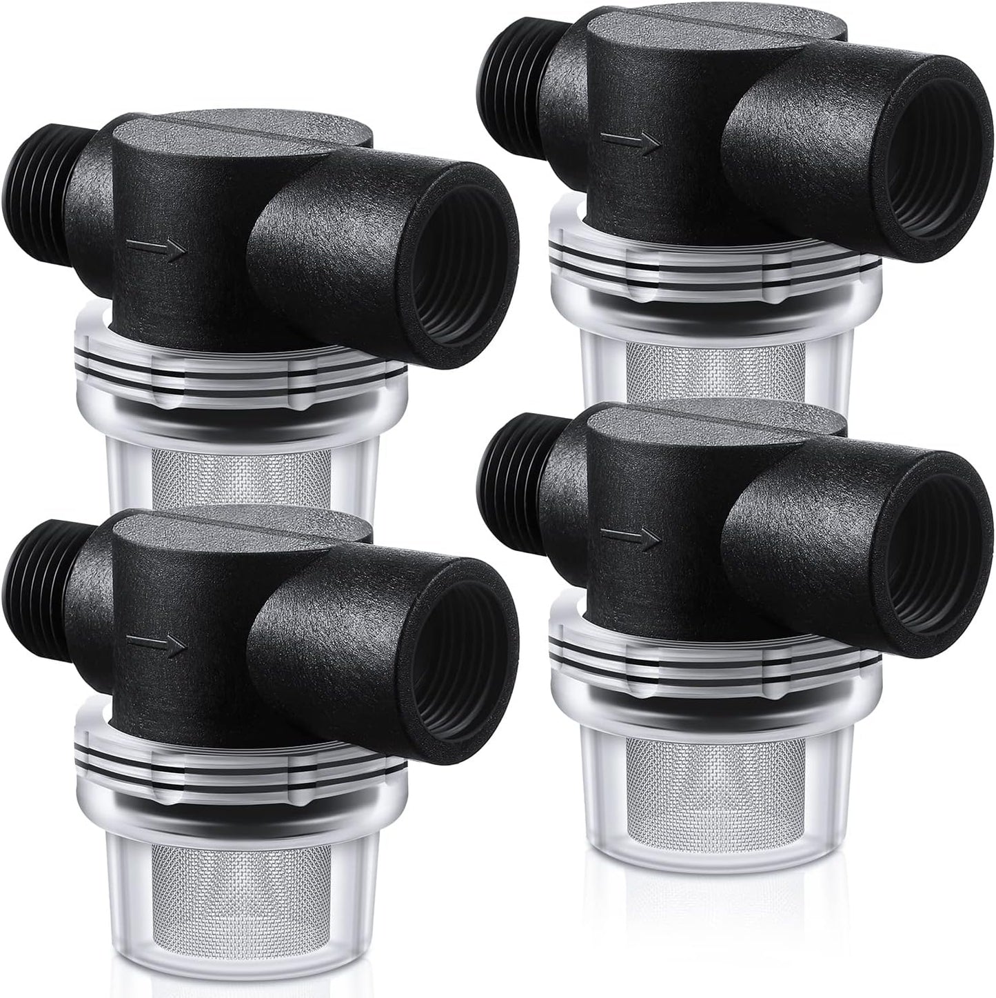 4 pack RV water pump strainer filter — view 2