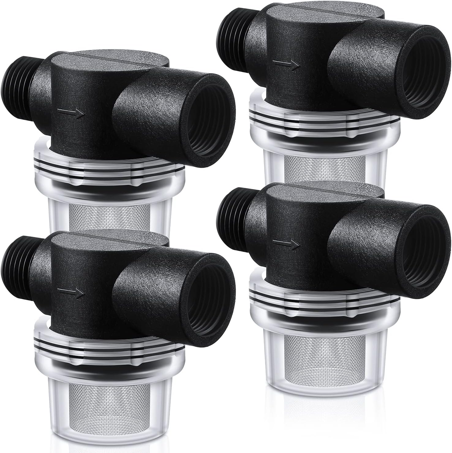4 pack RV water pump strainer filter — view 2
